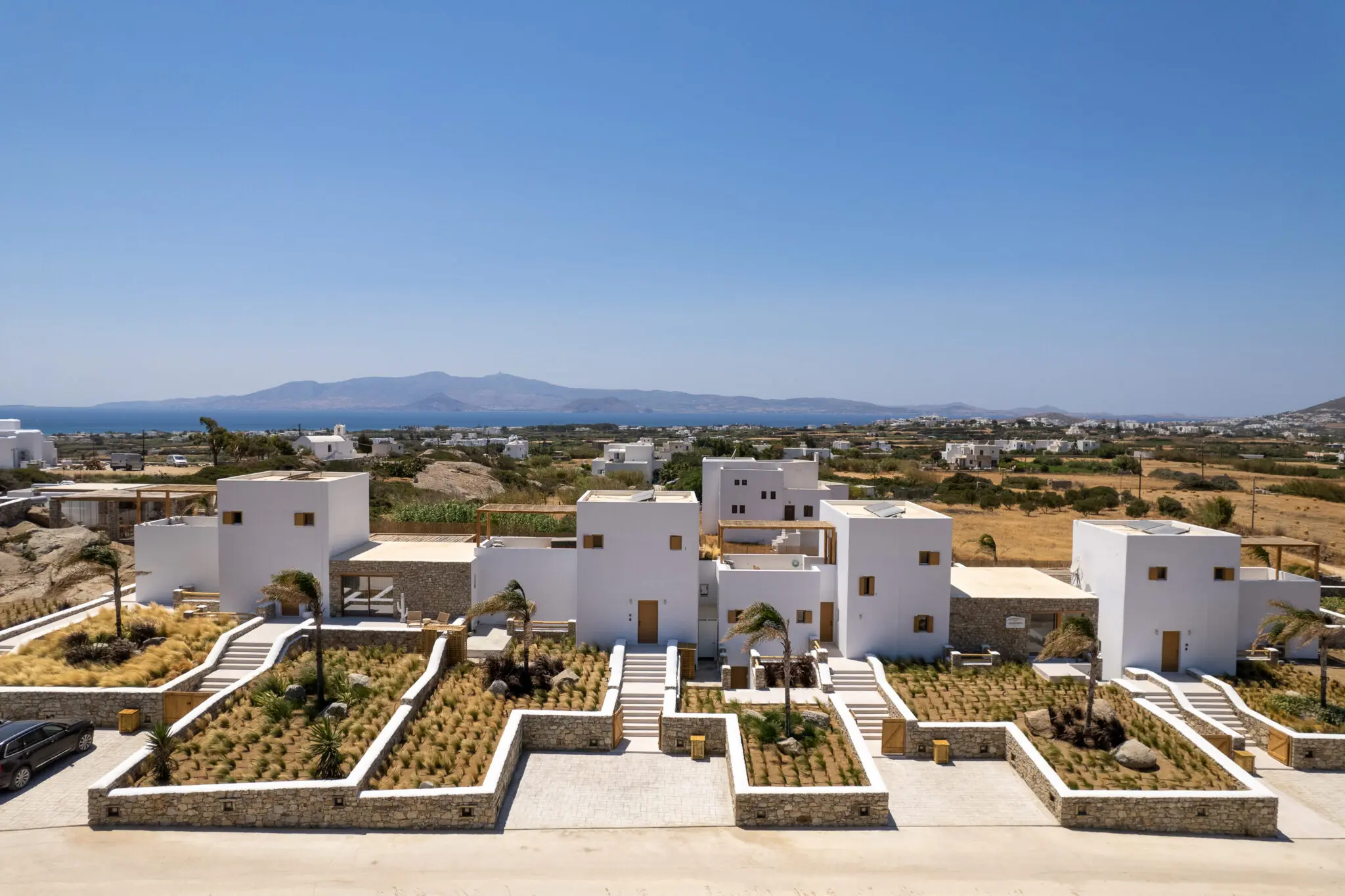 Cocopalm Villas and private pools in Naxos